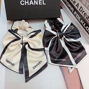 Bagsaaa Chanel Satin Bow Hair Tie - 1