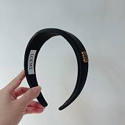 Bagsaaa Loewe Satin Black Headband - 6