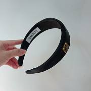 Bagsaaa Loewe Satin Black Headband - 5