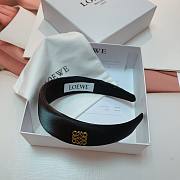 Bagsaaa Loewe Satin Black Headband - 2