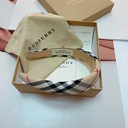 Bagsaaa Burberry Checked Pattern Headband (2 colors) - 2