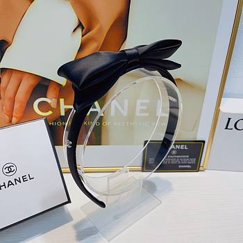 Bagsaaa Chanel Black Bow Headband