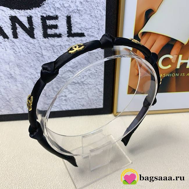 Bagsaaa Chanel Black knot Headband - 1