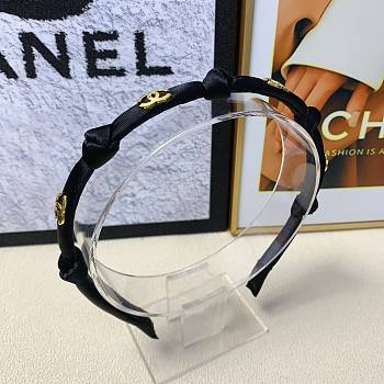 Bagsaaa Chanel Black knot Headband