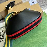 	 Bagsaaa Louis Vuitton Attache Small Shoulder Bag In Black - W23cm x H22cm x D5cm - 5