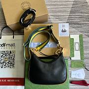 	 Bagsaaa Louis Vuitton Attache Small Shoulder Bag In Black - W23cm x H22cm x D5cm - 3