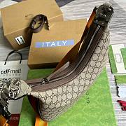 Bagsaaa Gucci Attache Large Shoulder Bag In Beige GG Ebony - 35*32*6cm - 4