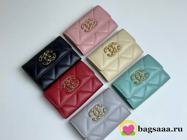 Bagsaaa Chane 19 Flap Wallet Gold Hardware - 1