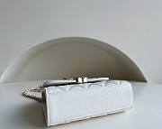 	 Bagsaaa Chanel Top Handle White Caviar Bag - 14.5x11.5x5.5cm - 3
