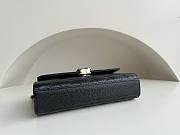 	 Bagsaaa Chanel Top Handle Black Caviar Bag - 18x10x4.5cm - 6