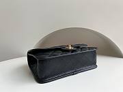 Bagsaaa Chanel School Memory Top Handle Flap Bag Black Caviar - 25x21.5x7cm - 6