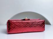 Bagsaaa Chanel Vintage Red Leather Top handle Flap Bag - 25cm - 4
