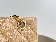Bagsaaa Chanel Shopping Tote Caviar Leather In Beige - 24x25.5cm - 6
