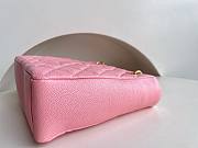 	 Bagsaaa Chanel Shopping Tote Caviar Leather In Pink - 24x25.5cm - 5
