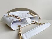 	 Bagsaaa Chanel Shopping Tote Caviar Leather In White - 24x25.5cm - 4