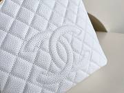 	 Bagsaaa Chanel Shopping Tote Caviar Leather In White - 24x25.5cm - 2