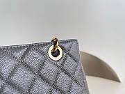 	 Bagsaaa Chanel Shopping Tote Caviar Leather In Grey - 24x25.5cm - 4
