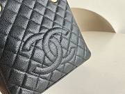 	 Bagsaaa Chanel Shopping Tote Caviar Leather In Black - 24x25.5cm - 2