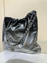 Bagsaaa Chanel 22 tote bag black and silver - 39x42x8cm - 2