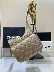 Bagsaaa Chanel Backpack In Gold Leather - 19x20x5.5cm - 3