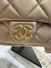 Bagsaaa Chanel Backpack In Gold Leather - 19x20x5.5cm - 2