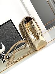 Bagsaaa Chanel 24C Hollywood gold mirror calfskin leather backpack - 4