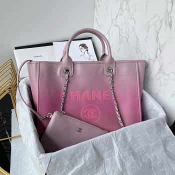 Bagsaaa Chanel Deauville Shopping Tote Pink - 34cm