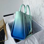 	 Bagsaaa Chanel Deauville Shopping Tote Blue - 34cm - 5