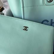 	 Bagsaaa Chanel Deauville Shopping Tote Blue - 34cm - 2