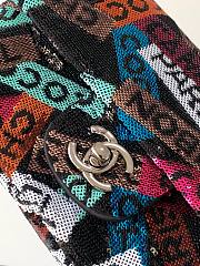 Bagsaaa Chanel Sequins & Ruthenium-Finish Metal Multicolour - 14 × 22 × 7 cm - 4
