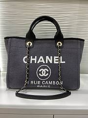 Bagsaaa Chanel Small Deauville Grey Shopping bag - 33x26x15.5cm - 1