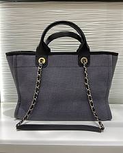 Bagsaaa Chanel Small Deauville Grey Shopping bag - 33x26x15.5cm - 5