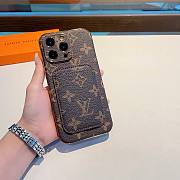Bagsaaa Louis Vuitton Monogram Canvas With Card Holder In The Back Phone Case - 3