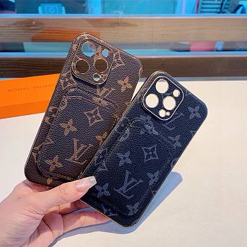 Bagsaaa Louis Vuitton Monogram Canvas With Card Holder In The Back Phone Case
