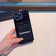 Bagsaaa Balenciaga Crocodile Black Phone Case - 5