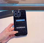 Bagsaaa Balenciaga Crocodile Black Phone Case - 2