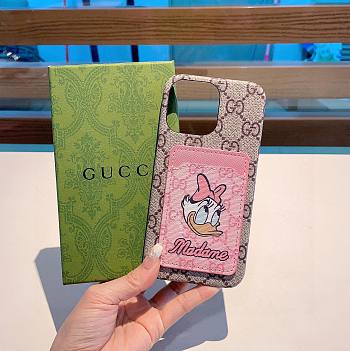 Bagsaaa Gucci GG Ebony Disney Phone Case