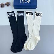Bagsaaa Dior Black and White Socks Set - 6