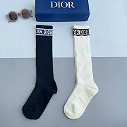 Bagsaaa Dior Black and White Socks Set - 5