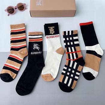 Bagsaaa Burberry Socks Set
