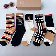 Bagsaaa Burberry Socks Set - 4