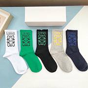 Bagsaaa Loewe Socks Set 5 colors - 1
