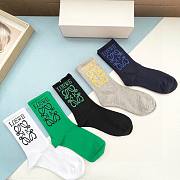 Bagsaaa Loewe Socks Set 5 colors - 6
