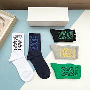 Bagsaaa Loewe Socks Set 5 colors - 3