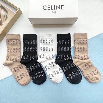 Bagsaaa Celine Set Socks 