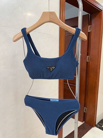 Bagsaaa Prada Blue Bikini Set