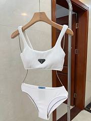 	 Bagsaaa Prada White Bikini Set - 1