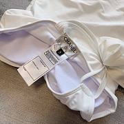 Bagsaaa Chanel Bow Tie White Once Piece - 3