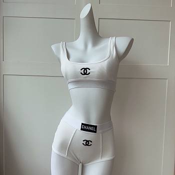 	 Bagsaaa Chanel White Bikini 02