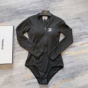Bagsaaa Chanel Black Bodysuit Swimwear - 1